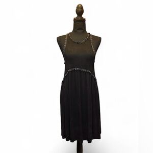 POL Zip Baby Doll Dress